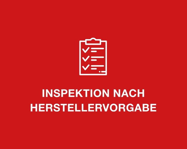 Inspektion nach Herstellervorgabe